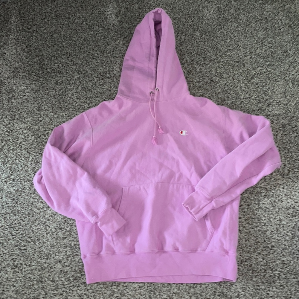 Pink champion hoodie